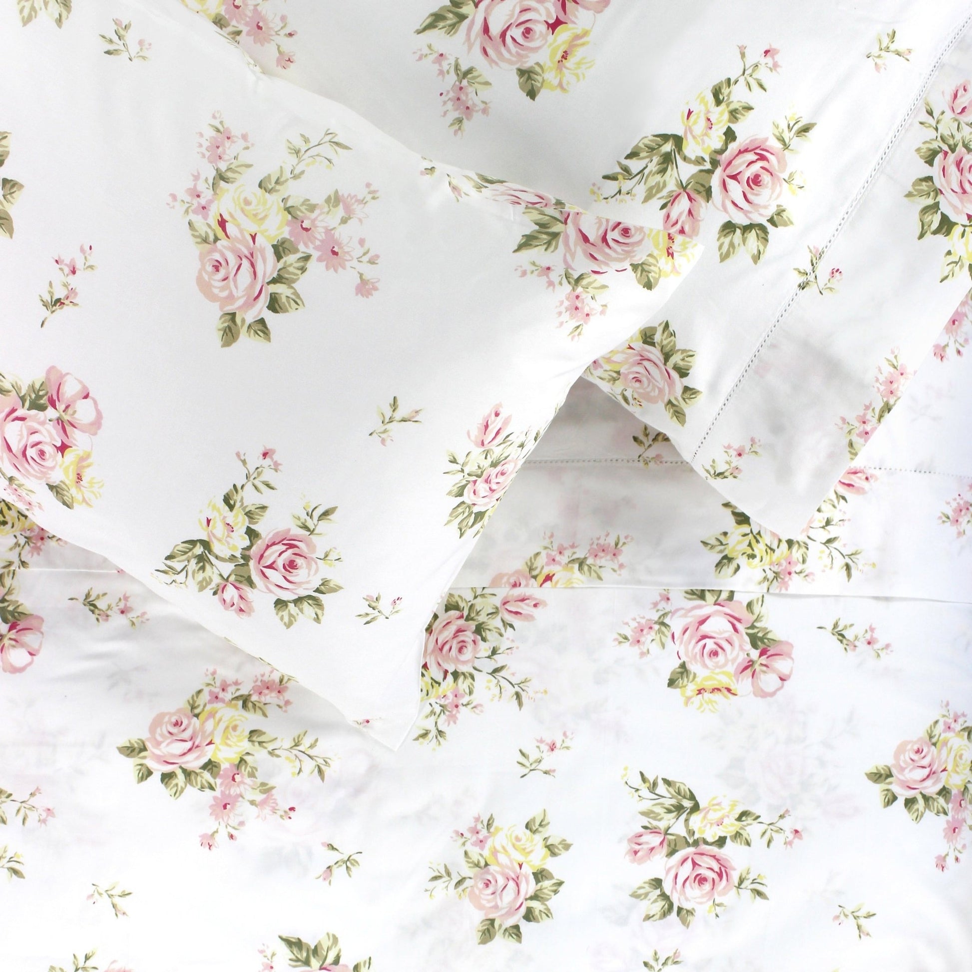 Rose Bouquet Sheet Set - Floral Sheet Sets - Quahog Bay Bedding