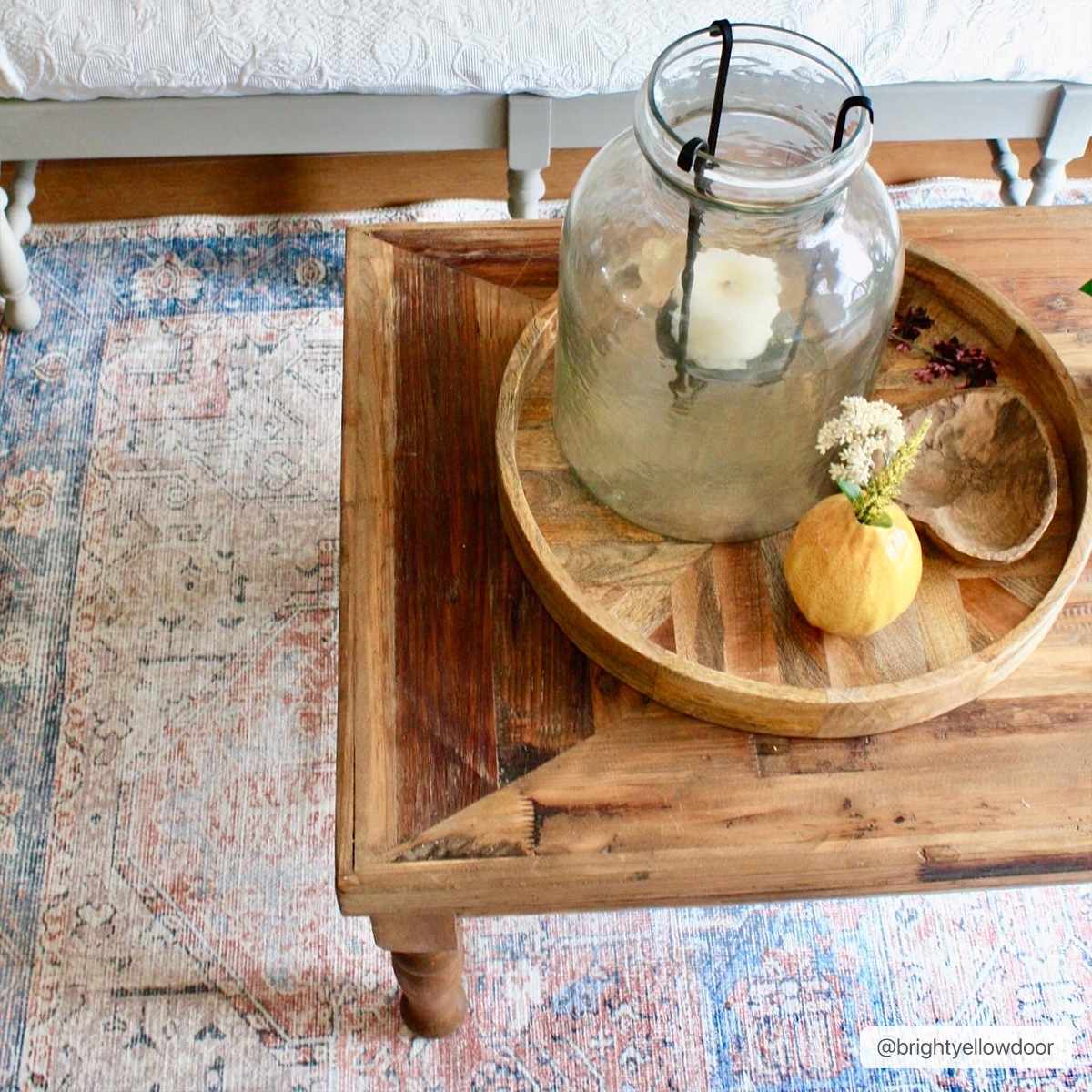 Rosman Distressed Washable Area Rug - Quahog Bay Bedding