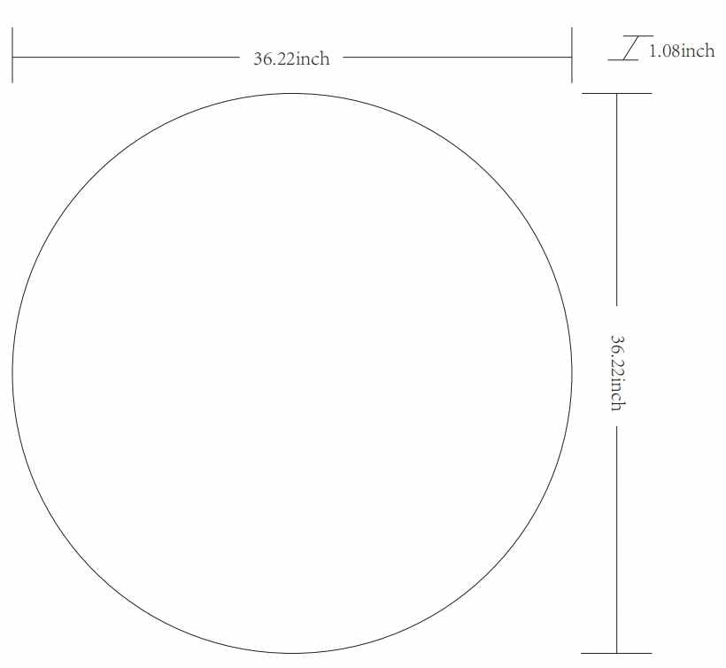 Round Mirror with Black Aluminum Frame - Quahog Bay Bedding