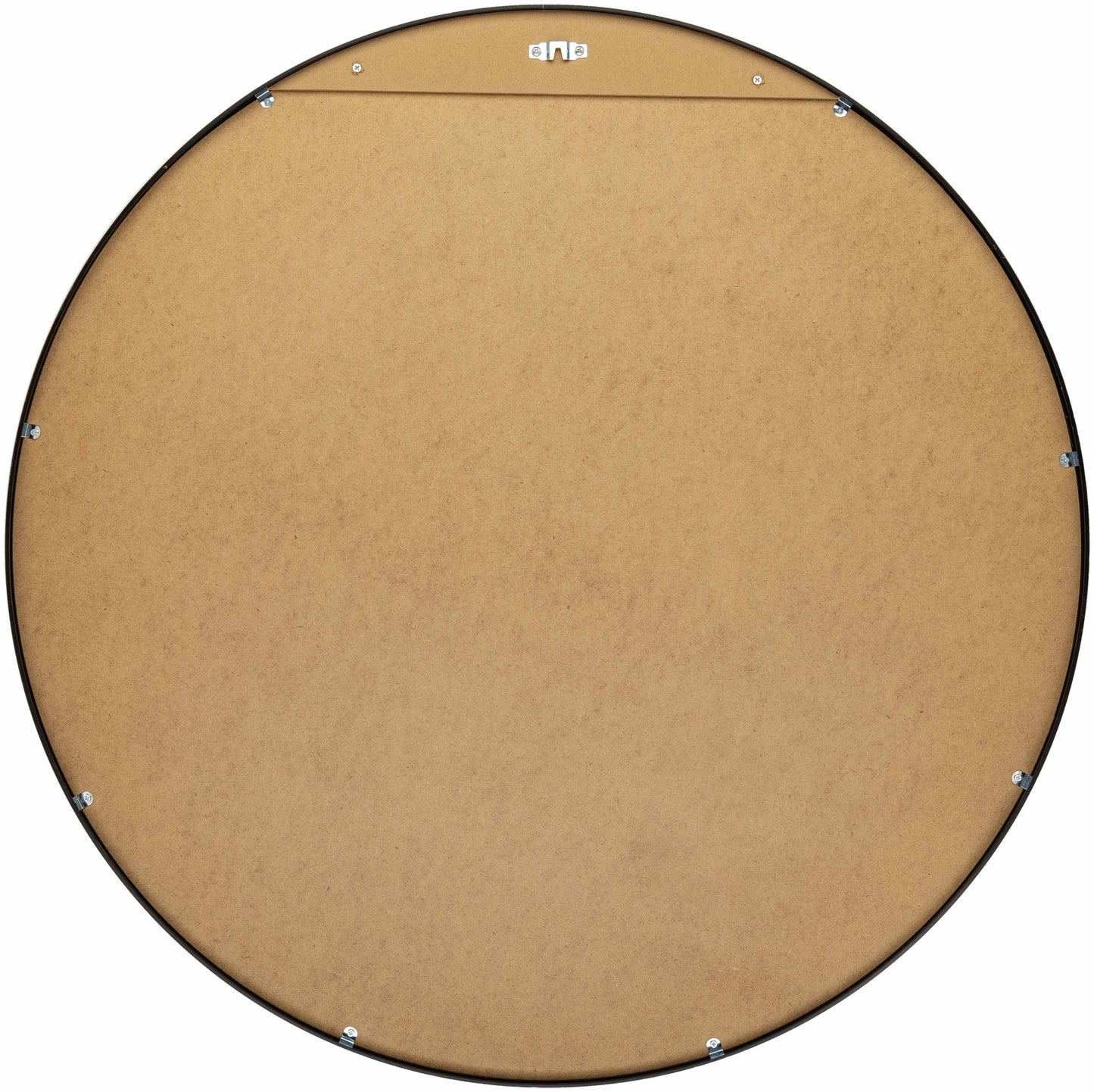 Round Mirror with Black Aluminum Frame - Quahog Bay Bedding