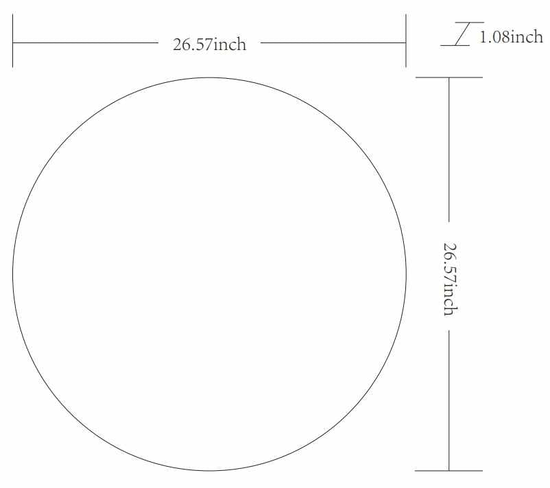 Round Mirror with Black Aluminum Frame - Quahog Bay Bedding