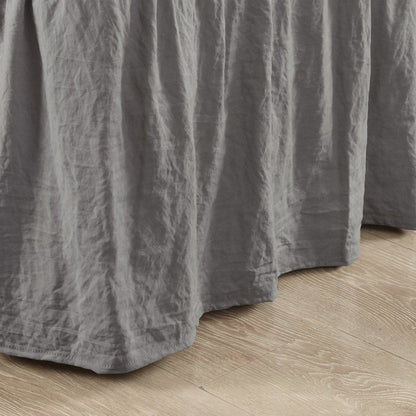 Ruched Ruffle Elastic Easy Wrap Around Bed Skirt - Quahog Bay Bedding