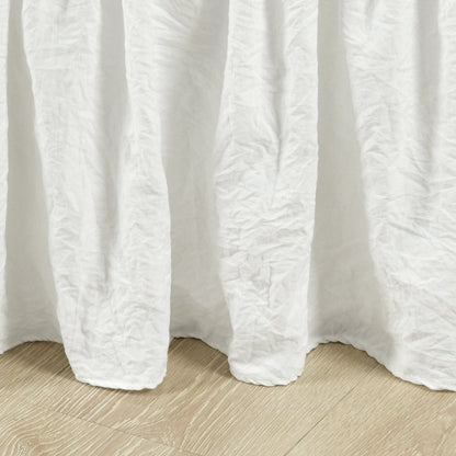 Ruched Ruffle Elastic Easy Wrap Around Bed Skirt - Quahog Bay Bedding