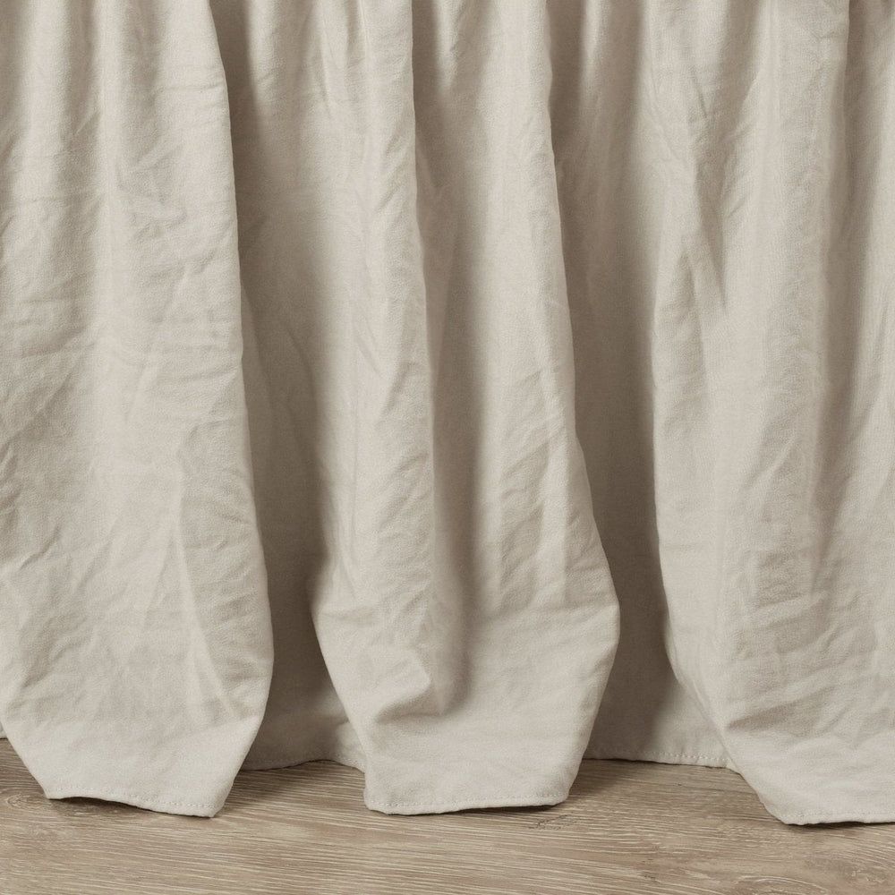 Ruched Ruffle Elastic Easy Wrap Around Bed Skirt - Quahog Bay Bedding