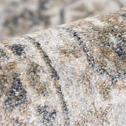 Rudo Beige Flat Pile Washable Rug - Quahog Bay Bedding