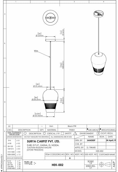 Ravensworth Ceiling Light - Clearance