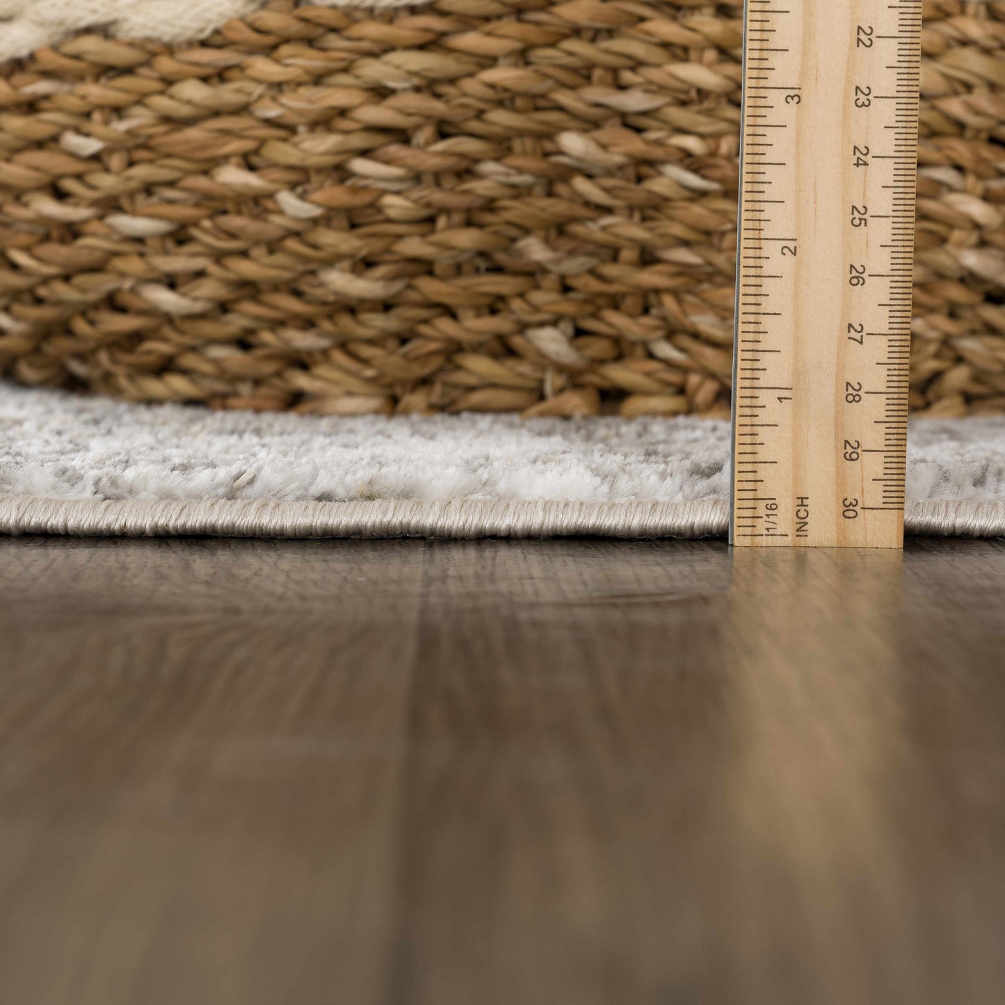 Liveree Gray Abstract Area Rug - Promo