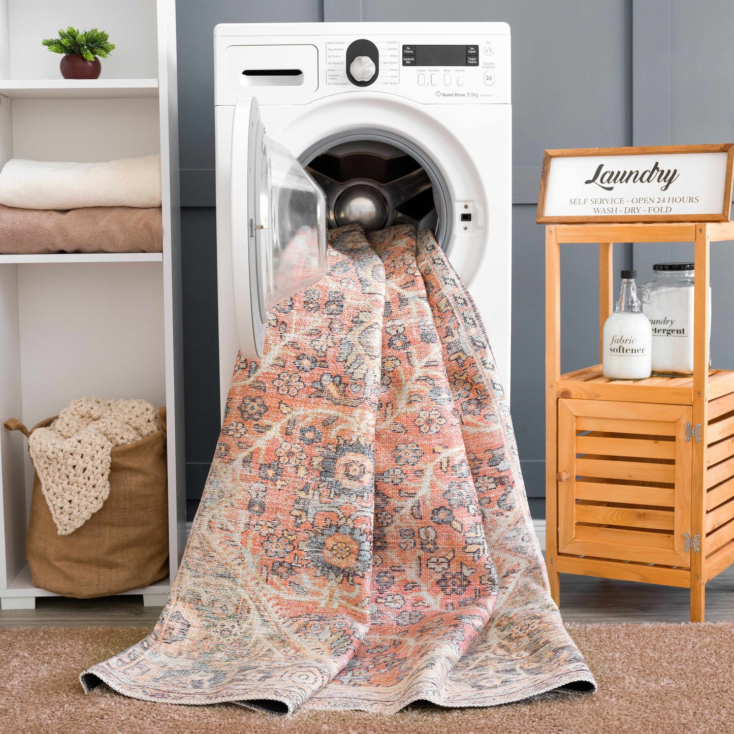 Konstantina Washable Area Rug - Promo