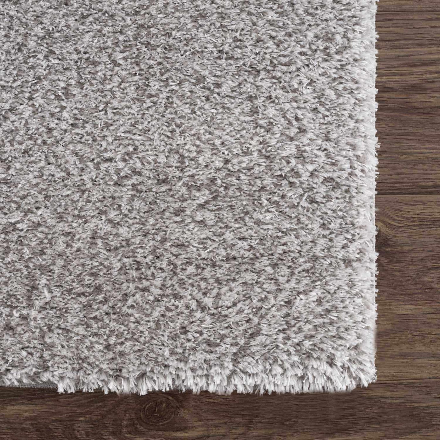 Lunaro Gray Subtle Wavy Abstract Modern Minimalist Polyester Machine Woven Area Rug - Clearance