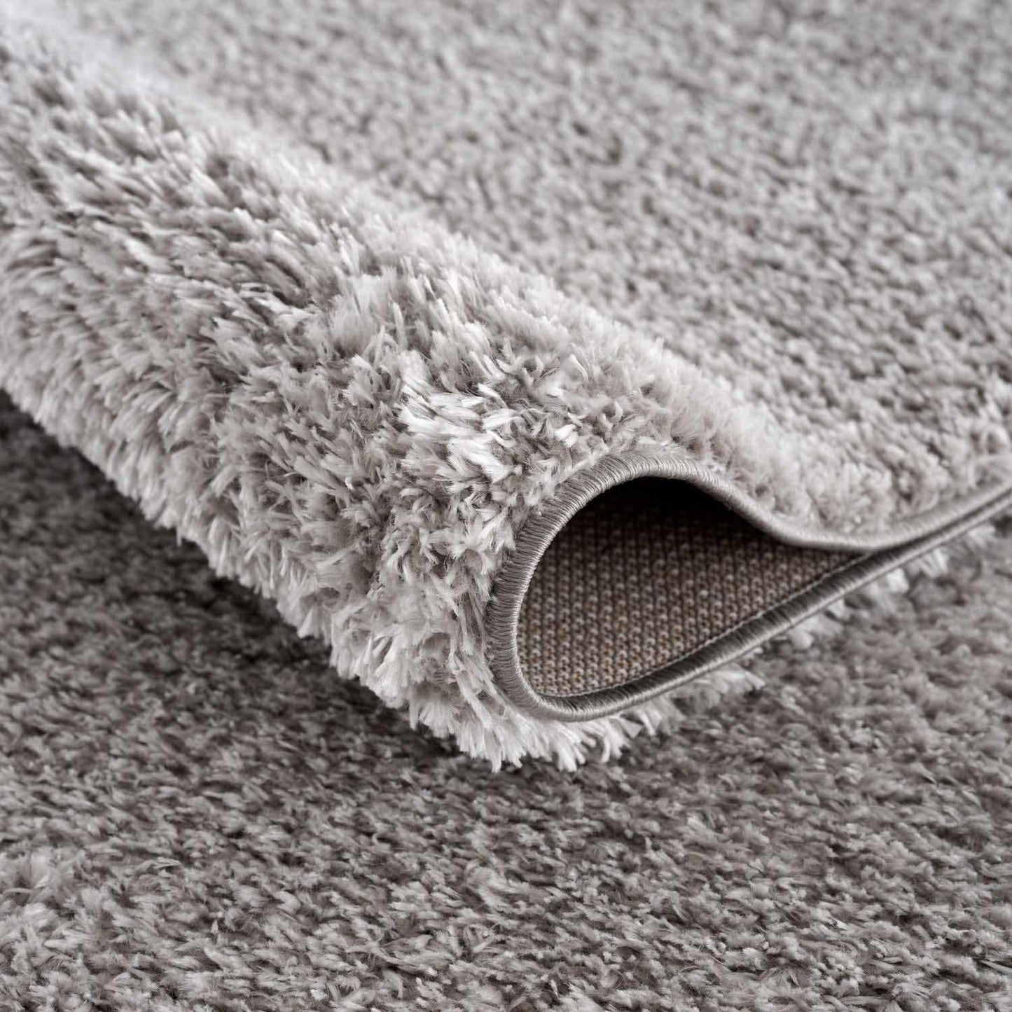 Lunaro Gray Subtle Wavy Abstract Modern Minimalist Polyester Machine Woven Area Rug - Clearance