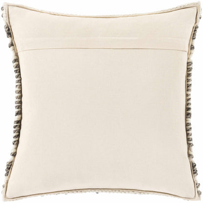 Sagamore Cream Trellis Wool&Cotton Throw Pillow