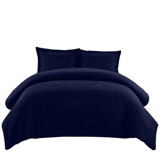 SALE! Universal V Berth 100% Cotton 600TC Duvet Cover Set Navy - Quahog Bay Bedding
