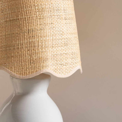 Salgareda Grey Ceramic Table Lamp - Quahog Bay Bedding