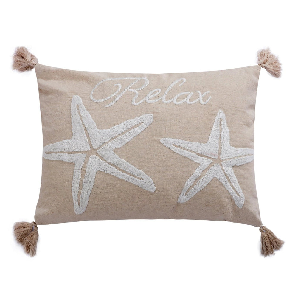 San Sebastian Relax Pillow with Tassels - Quahog Bay Bedding