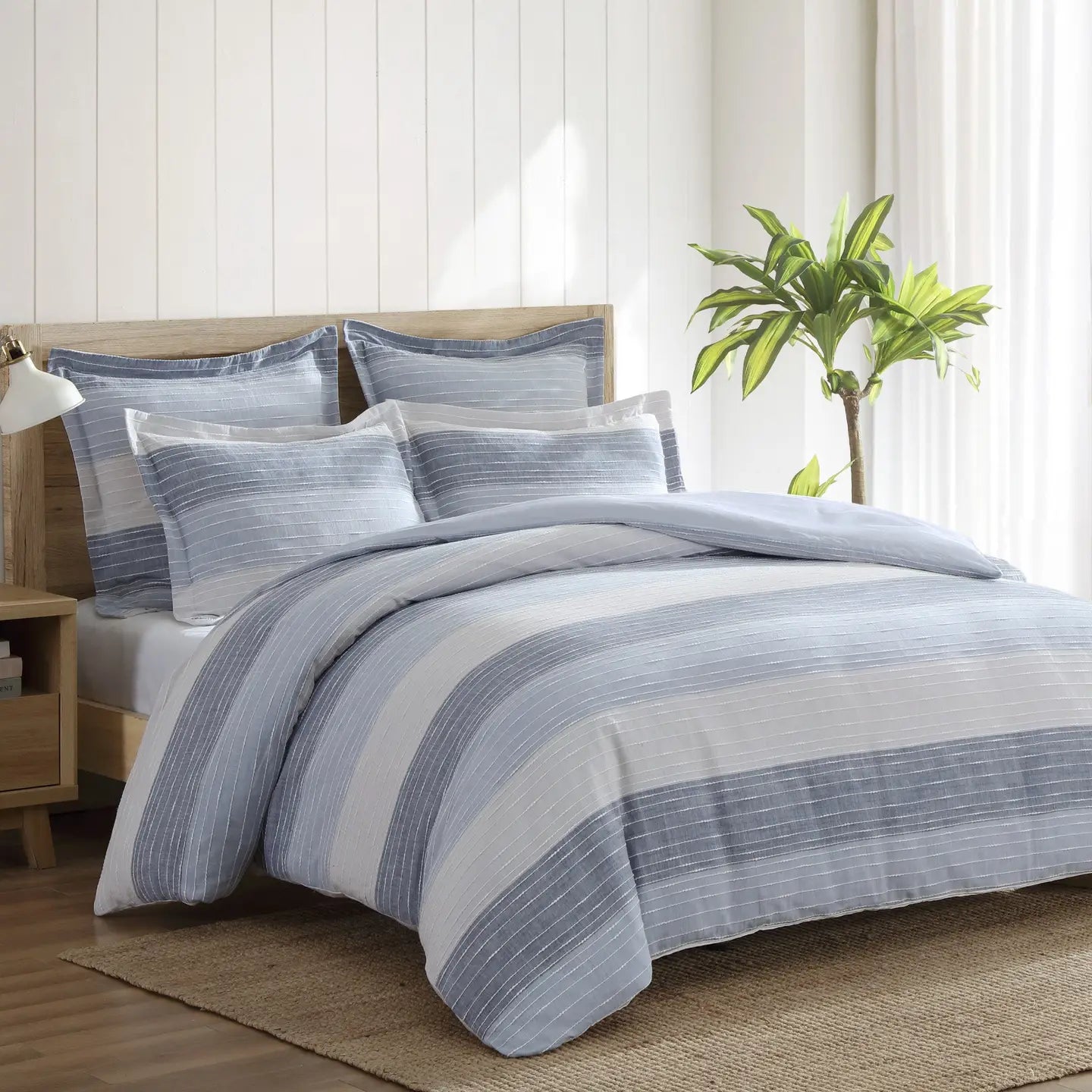Sand Stripes Duvet/Comforter Set - Quahog Bay Bedding