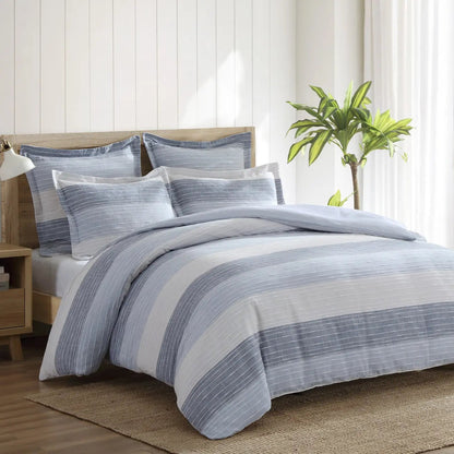 Sand Stripes Duvet/Comforter Set - Quahog Bay Bedding