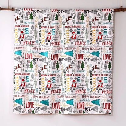 Santa Claus Lane Quilt Set - Christmas Quilts - Quahog Bay Bedding