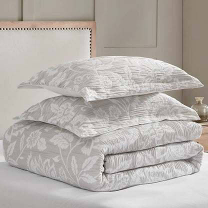 Sarrah Natural Comforter Set - Quahog Bay Bedding
