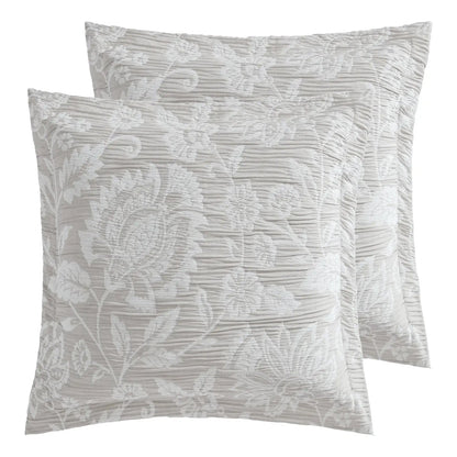 Sarrah Natural Euro Sham Set of 2 - Quahog Bay Bedding