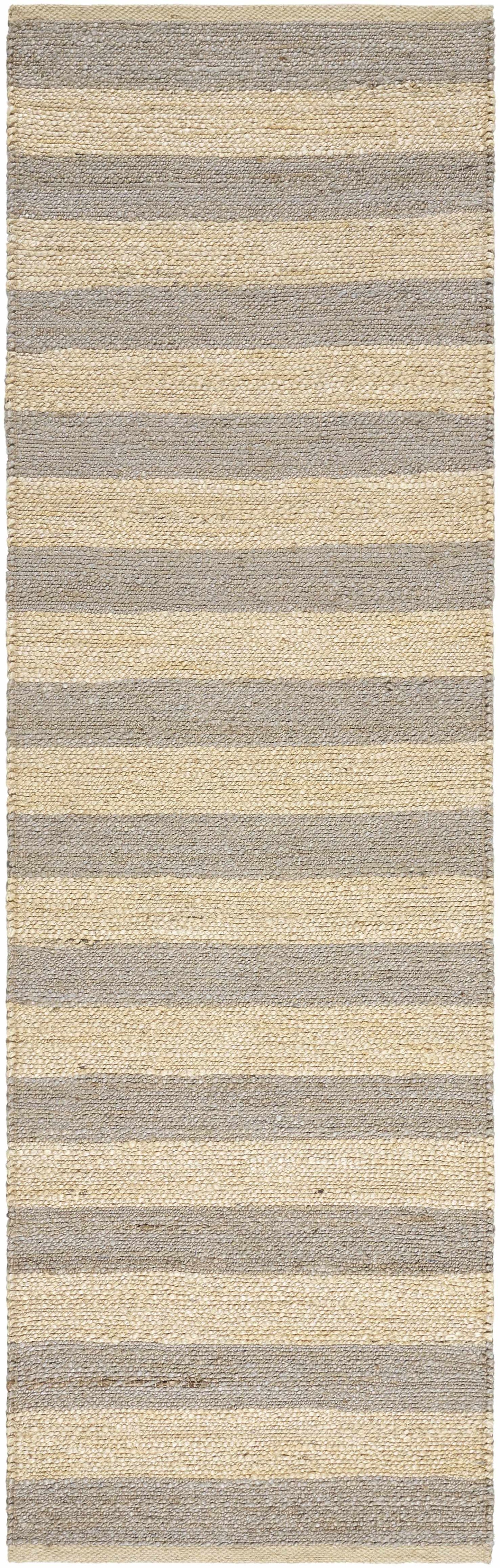 Ilkay Block Stripe Jute Rug