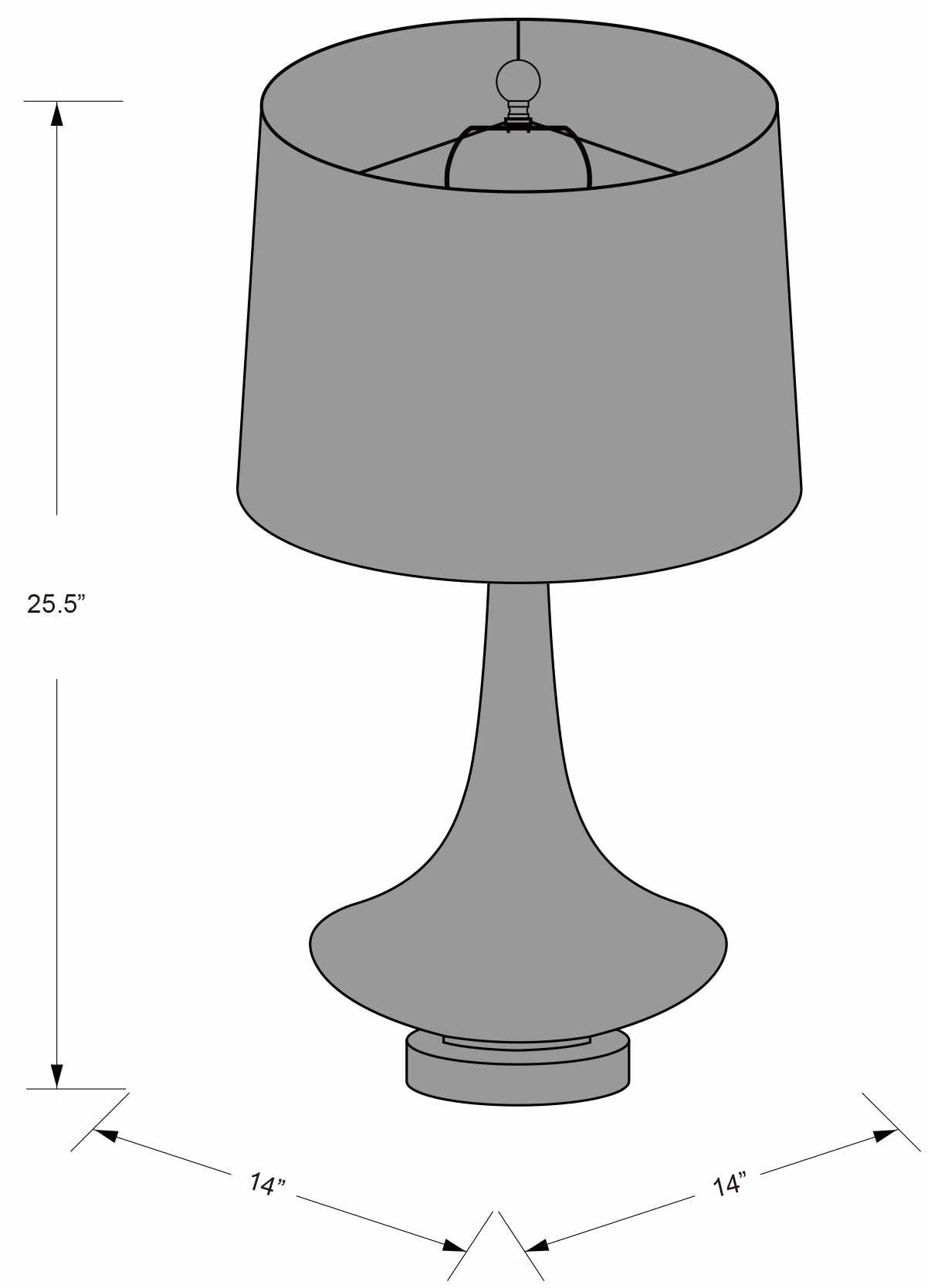 Sciotodale Table Lamp - Quahog Bay Bedding