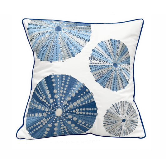Sea Urchin Indoor/Outdoor Throw Pillow - Quahog Bay Bedding