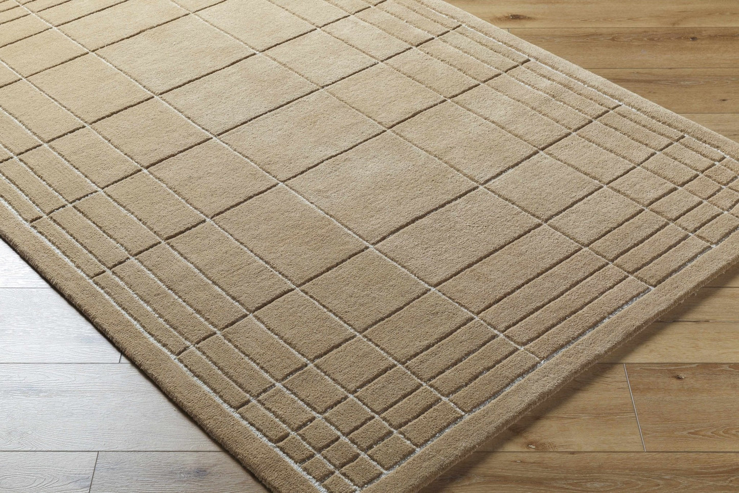 Sedna Brown Wool Area Rug - Quahog Bay Bedding