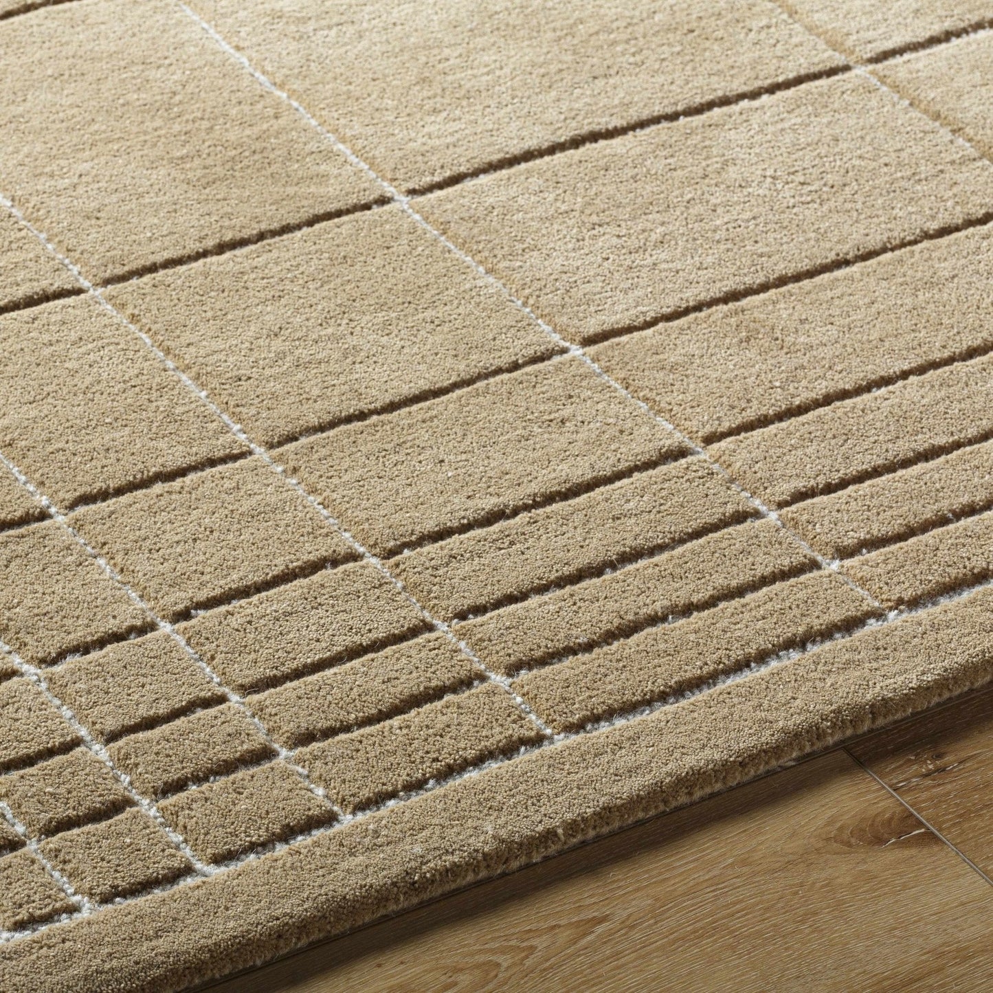 Sedna Brown Wool Area Rug - Quahog Bay Bedding