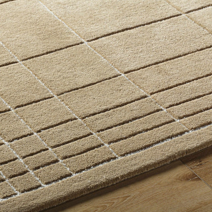 Sedna Brown Wool Area Rug - Quahog Bay Bedding