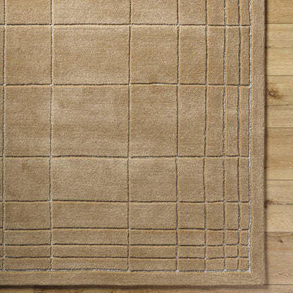 Sedna Brown Wool Area Rug - Quahog Bay Bedding