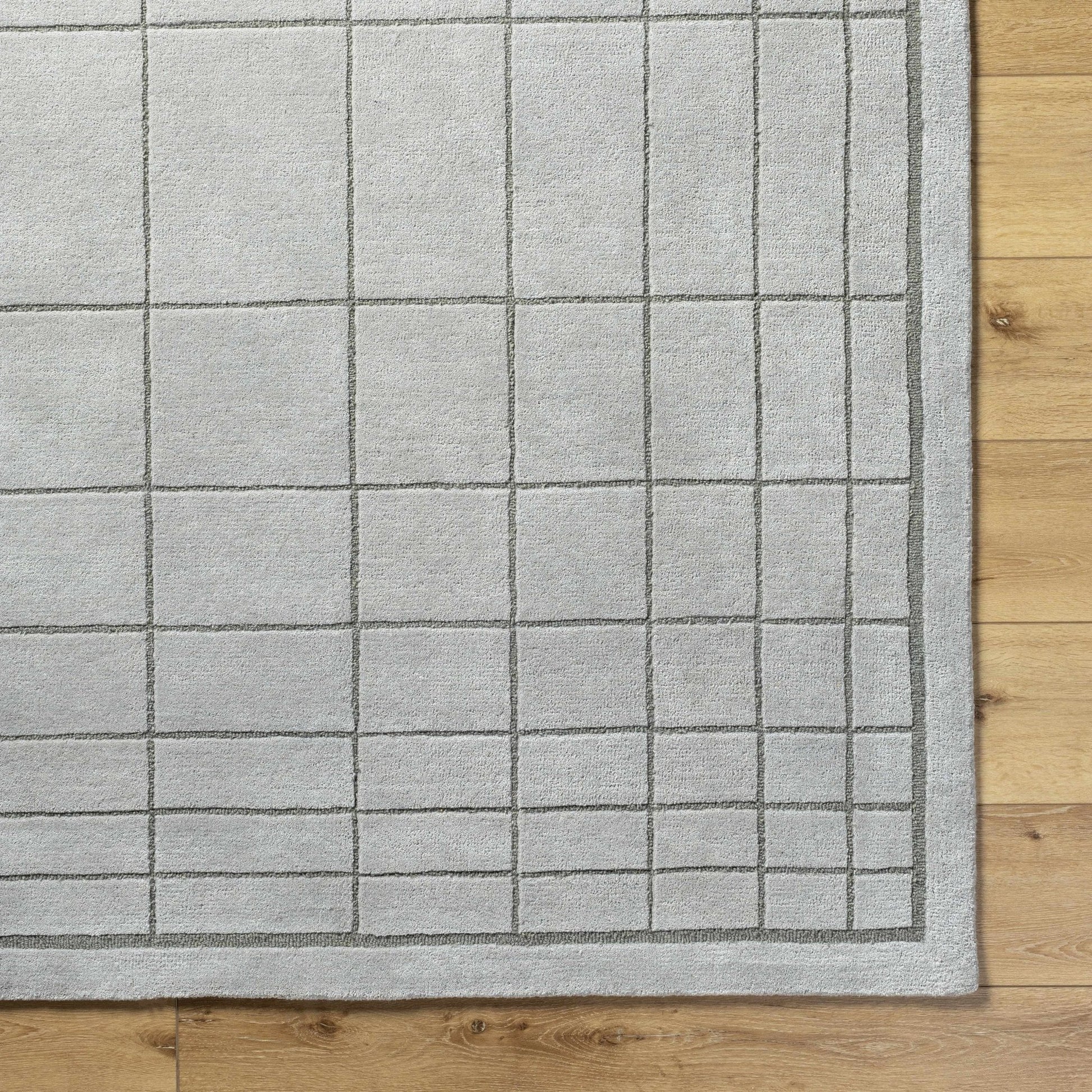 Sedna Gray Wool Area Rug - Quahog Bay Bedding