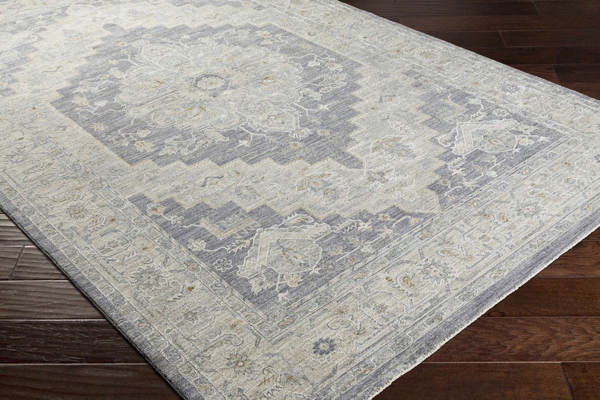 Sema Blue Medallion Rug - Clearance - Quahog Bay Bedding