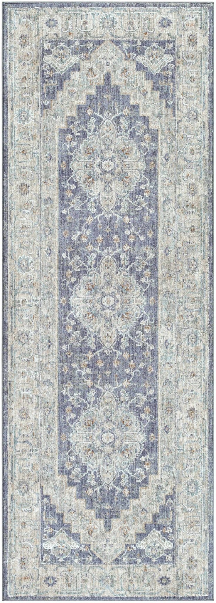 Sema Blue Medallion Rug - Clearance - Quahog Bay Bedding
