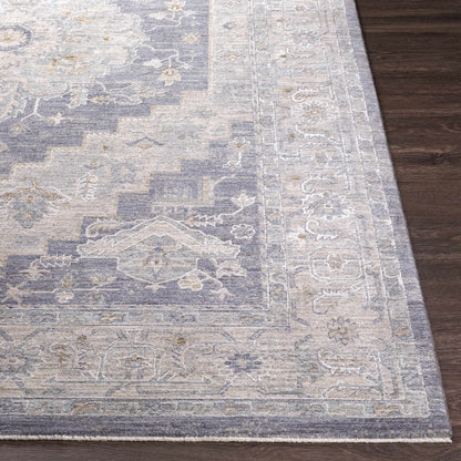 Sema Blue Medallion Rug - Clearance - Quahog Bay Bedding
