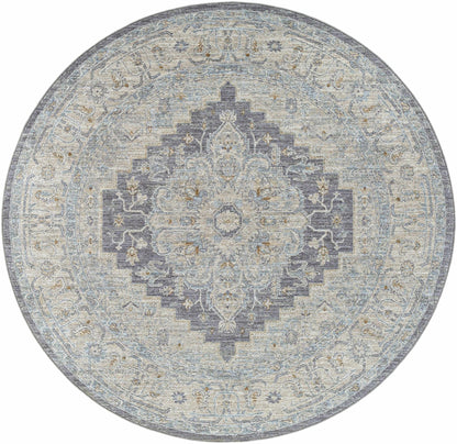 Sema Blue Medallion Rug - Clearance - Quahog Bay Bedding