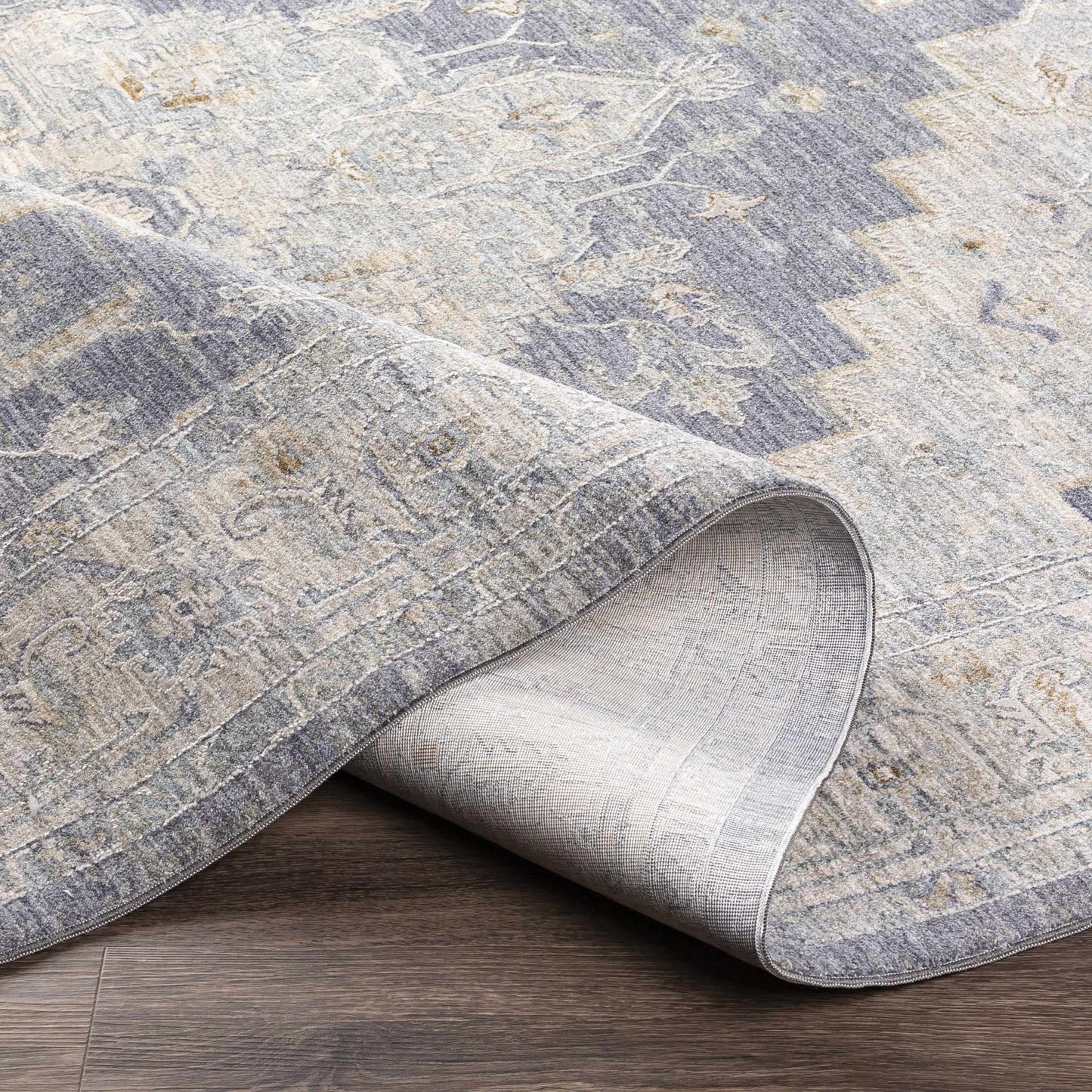 Sema Blue Medallion Rug - Clearance - Quahog Bay Bedding