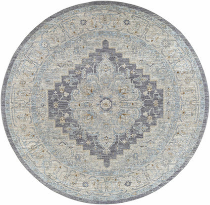 Sema Blue Medallion Rug - Clearance - Quahog Bay Bedding
