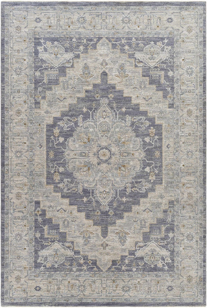 Sema Blue Medallion Rug - Clearance - Quahog Bay Bedding