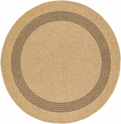 Andie Bordered Faux Jute Rug