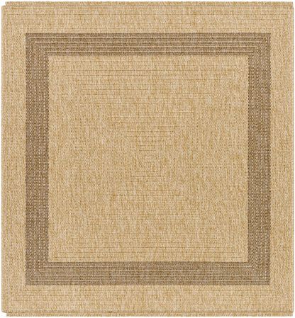 Andie Bordered Faux Jute Rug