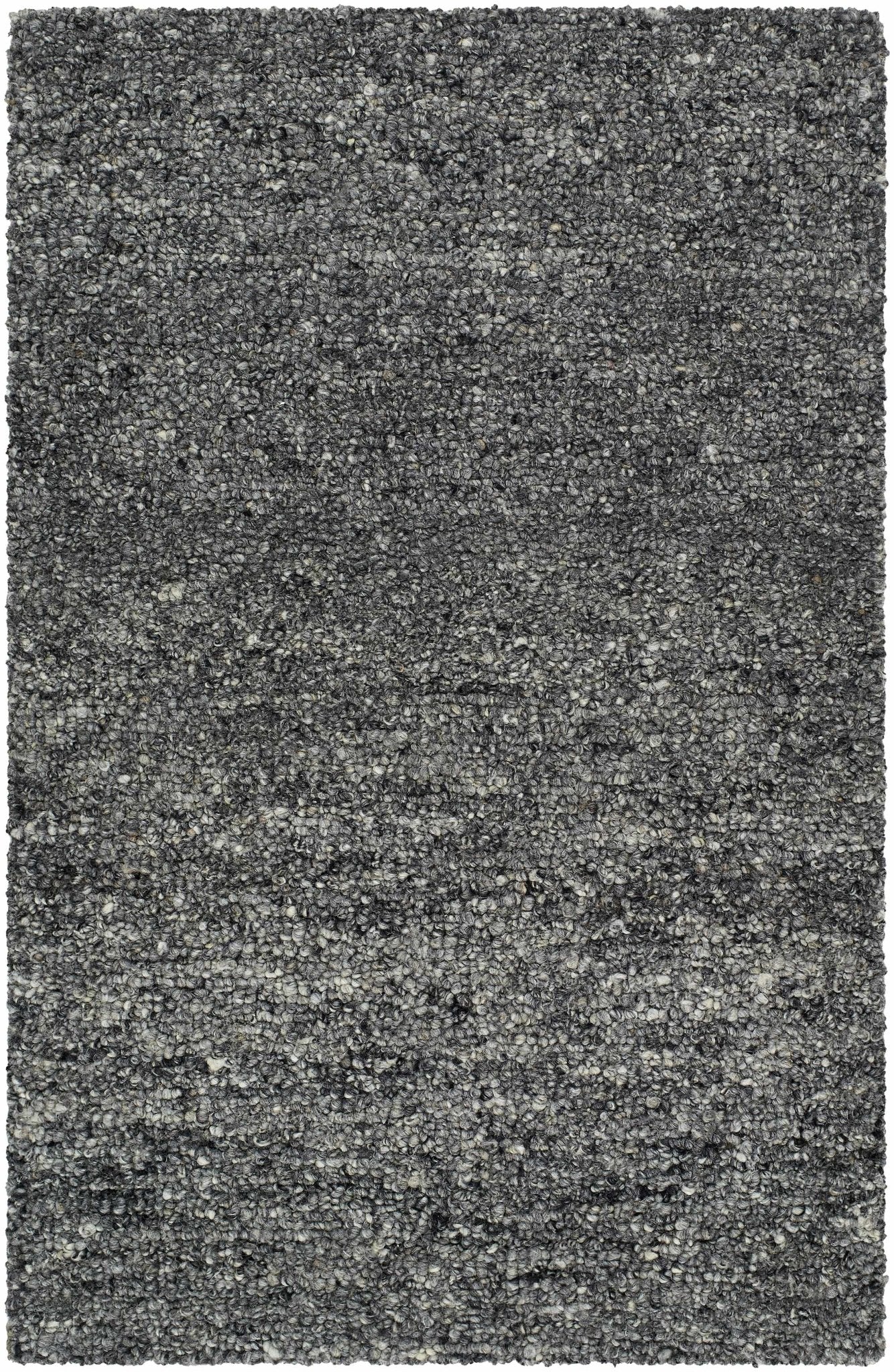 Sevan Charcoal Wool Area Rug - Quahog Bay Bedding