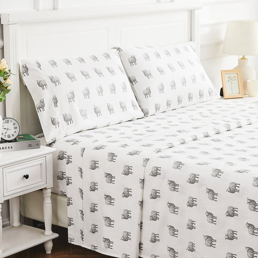 Sheep Printed Sheet Set - Quahog Bay Bedding