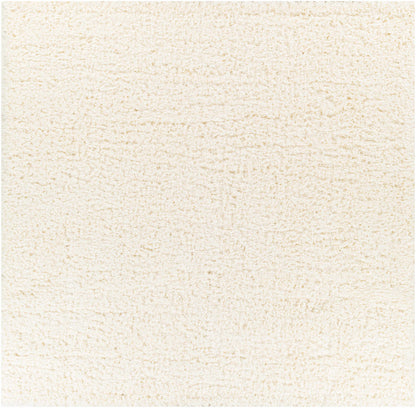 Siari Solid Cream Plush Rug