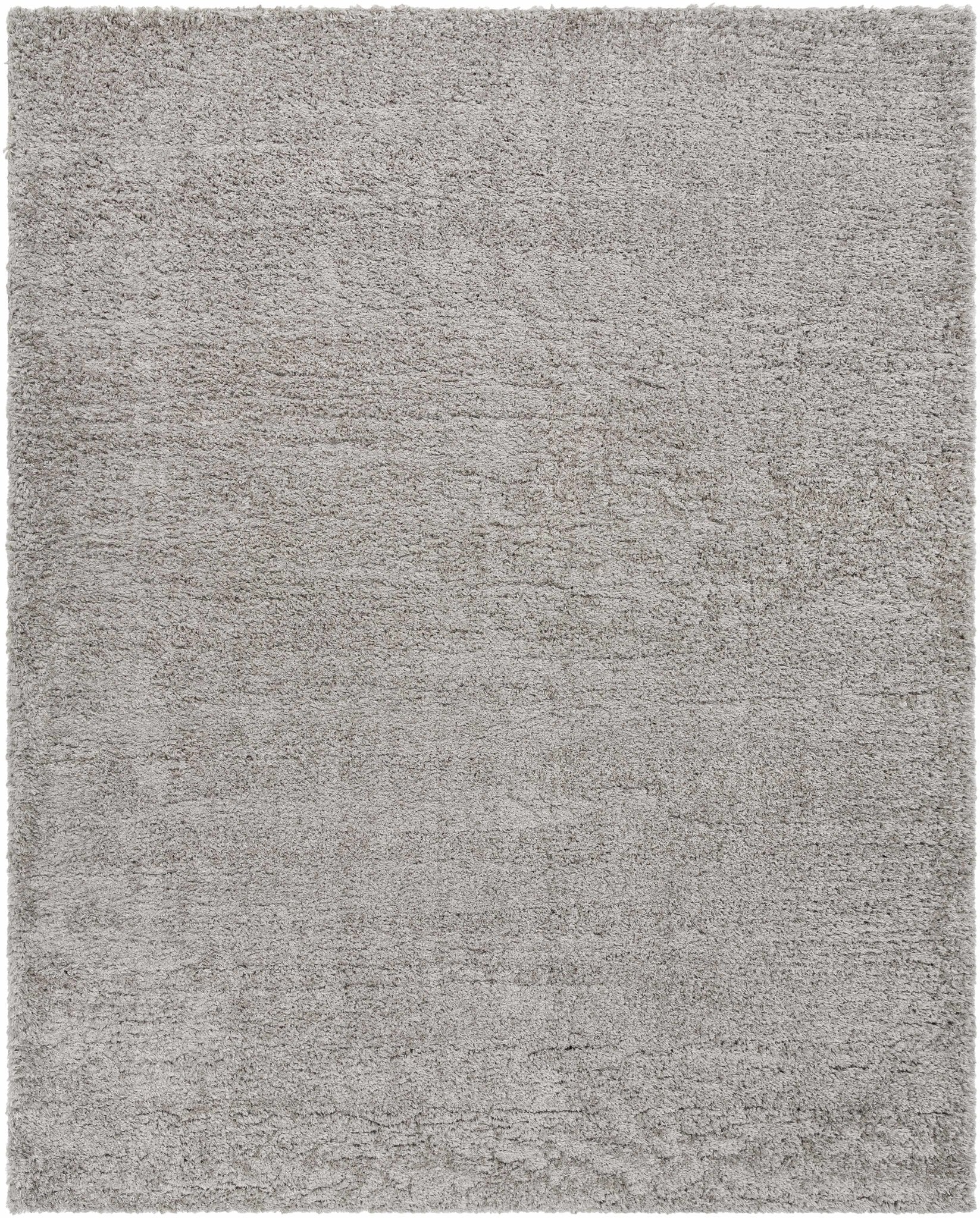 Siari Solid Medium Gray Shag Rug - Quahog Bay Bedding