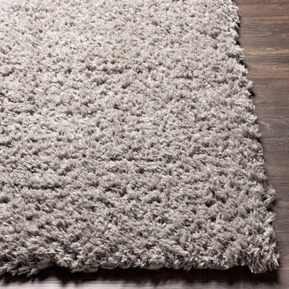 Siari Solid Medium Gray Shag Rug - Quahog Bay Bedding