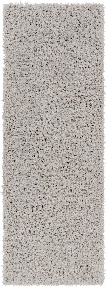 Siari Solid Medium Gray Shag Rug - Quahog Bay Bedding