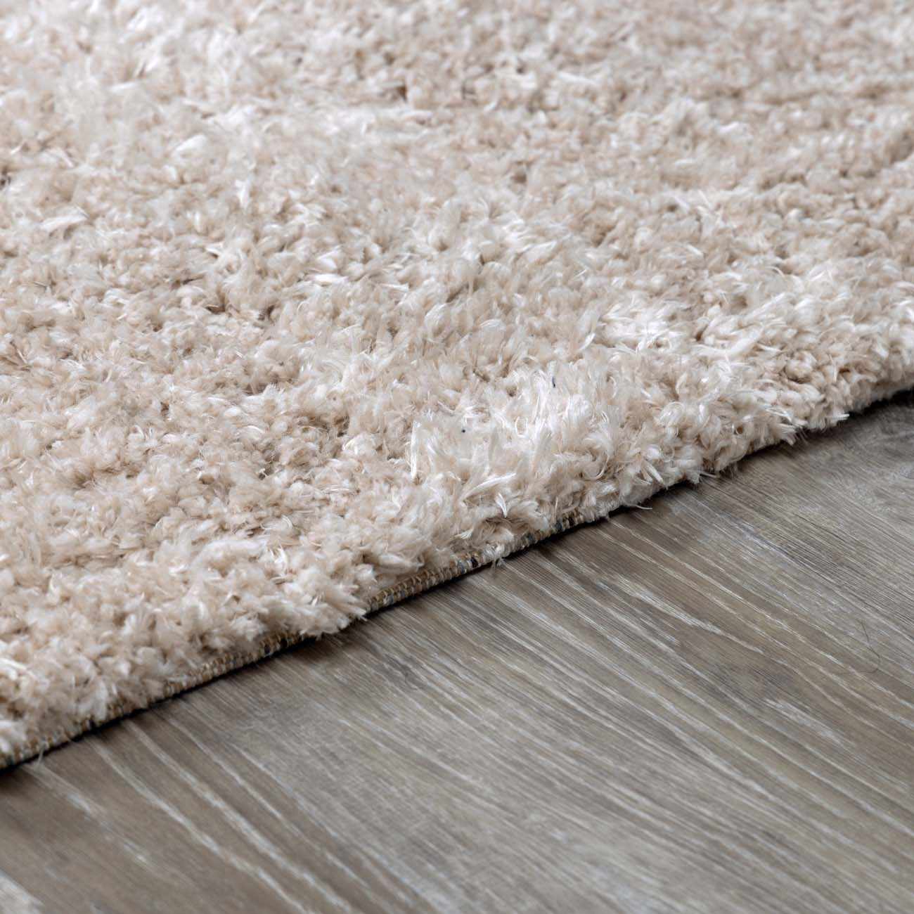 Siari Solid Oatmeal Shag Rug - Quahog Bay Bedding