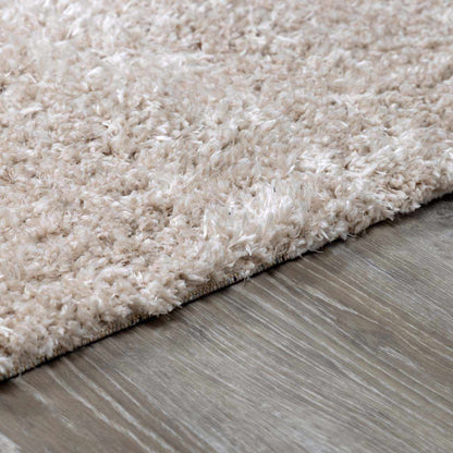 Siari Solid Oatmeal Shag Rug - Quahog Bay Bedding