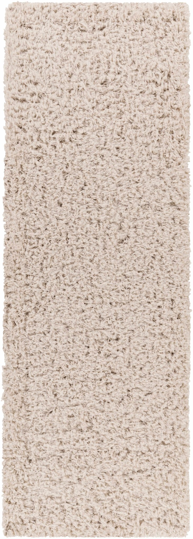 Siari Solid Oatmeal Shag Rug - Quahog Bay Bedding
