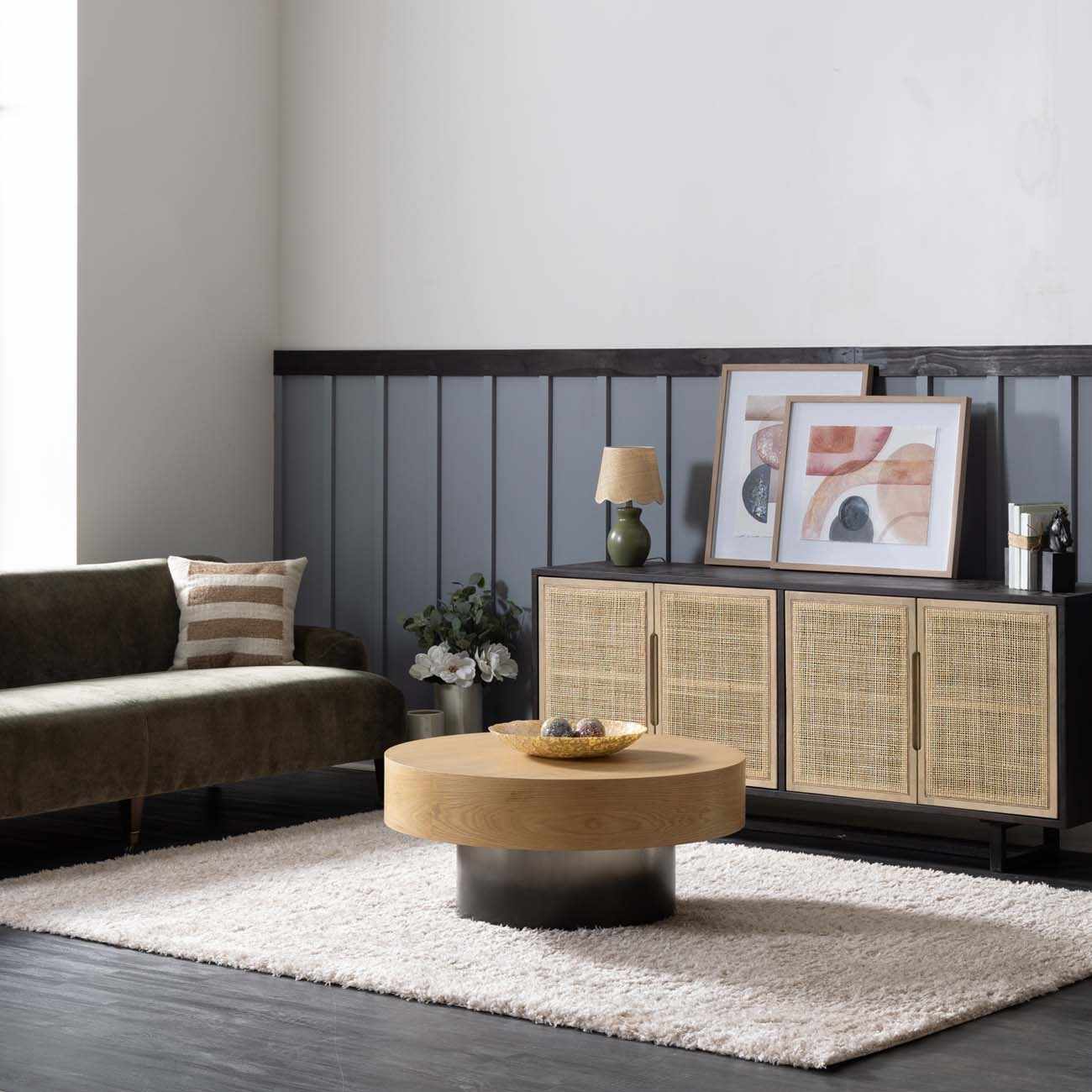 Siari Solid Oatmeal Shag Rug - Quahog Bay Bedding